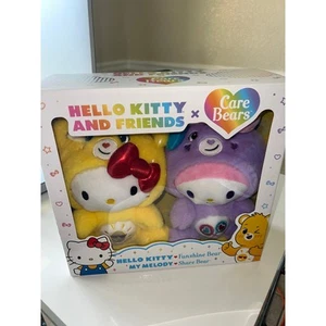 Hello Kitty X Care Bears My Melody Share Bear Funshine Bear NEW - Picture 1 of 4