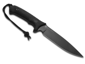 Spartan Blades Harsey Difensa Fixed Blade SB19BKBKNLBK Black Micarta Knife - Picture 1 of 2