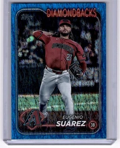 2024 Topps Update Blue Glitter /999 Eugenio Suarez Arizona Diamondbacks #US247 - Picture 1 of 2