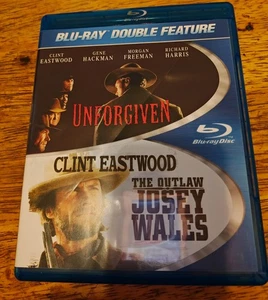 Blu-ray Double Feature -  The Outlaw Josey Wales (1976)  Unforgiven (1992) - Bild 1 von 3