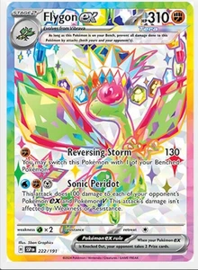 Flygon ex 222/191 - Pokemon TCG SV08: Surging Sparks - Ultra Rare (NM) - Picture 1 of 3