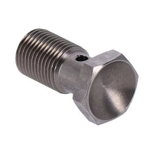 Goodridge Banjo Bolt, 7/16-24 Highly Polished Stainless Steel BC19261 - Picture 1 of 4