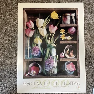 2000 SKAGIT VALLEY TULIP FESTIVAL OFFICIAL POSTER WA - ORIGINAL MINT ROLLED - Picture 1 of 7