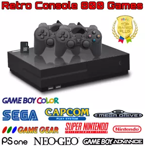 Retro Spielkonsole HDMI Unterstützung 4K integriert 800 Spiele Nintendo Gameboy Sega NES - Bild 1 von 12