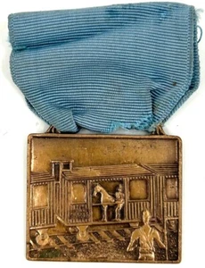 Vintage WWI Era American Legion SOCIETY 40 MEN AND 8 HORSES Medal Ribbon - Picture 1 of 7