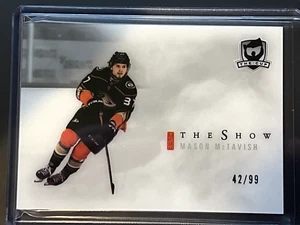 Mason Mctavish The Show /99 Bianco 2021-22 Upper Deck The Cup Rookie - Foto 1 di 2