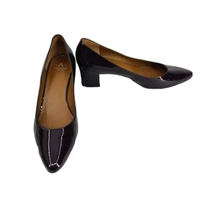 Aquatalia Lackleder-Pumps burgundisch Damen Größe 9,5 Made in Italy - Bild 1 von 11