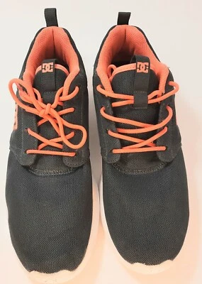 DC SHOES MIDWAY GRAY/CORAL SKATEBOARDING SNEAKERS SHOES WOMENS SIZE 11 - Image 1 of 4