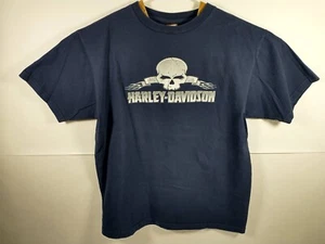 Camiseta Coralville, IA Iowa Hawkeye Harley Davidson XL 2004 Skull Eagle - Imagen 1 de 10