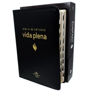 Biblia Pastoral Estudio de la Vida Plena Reina-Valera 60 piel especial indice - Imagen 1 de 5