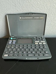 Vintage Texas Instruments Personal Organizer PS-6560i 128KB LCD Screen Indiglo - Picture 1 of 7