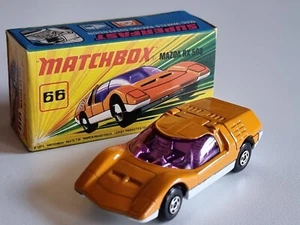 Matchbox 66 Mazda RX-500 naranja superrápido Lesney 1971 con caja casi como nuevo - Imagen 1 de 7
