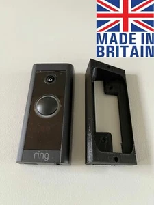 Ring Wired Video Doorbell Left Right Angle Mount Bracket Wedge 10- 90 Degrees UK - Picture 1 of 9