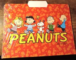 NUOVO! PEANUTS SNOOPY CONFEZIONE DA 12 CARTELLE FILE TAGLIO 1/3 - NUOVE IN CONFEZIONE - Foto 1 di 2