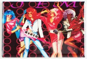 Jem e gli ologrammi 2" x 3" armadietto frigorifero MAGNETE anni 80 stile cartone animato 10 - Foto 1 di 3