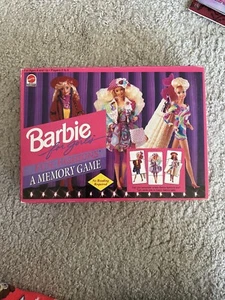 Mattel Barbie Fun Fashions A Memory Game Vintage 1992 Complete All Pieces - Picture 1 of 6