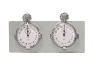 Magnetisches Oldtimer Rallye Stoppuhren Set für Armaturenbrett  - Silber - Bild 1 von 2