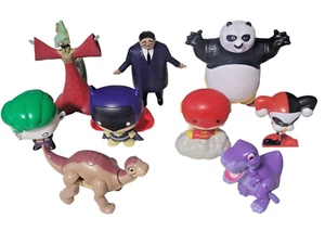 9pcs Burger King Kids Meal Toys - DC Comics Addams Family Kung Fu Panda & More - Picture 1 of 6