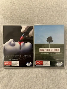 Six Feet Under HBO DVD Complete Seasons 1 & 2 9 Discs Drama R4 PAL VGC Sealed - Picture 1 of 7
