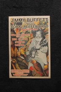 Jimmy Buffett 1977 Tour Poster Key West Mallory Square--- - Bild 1 von 1