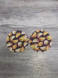Tacos Food Car Coasters Handmade - Picture 1 of 1