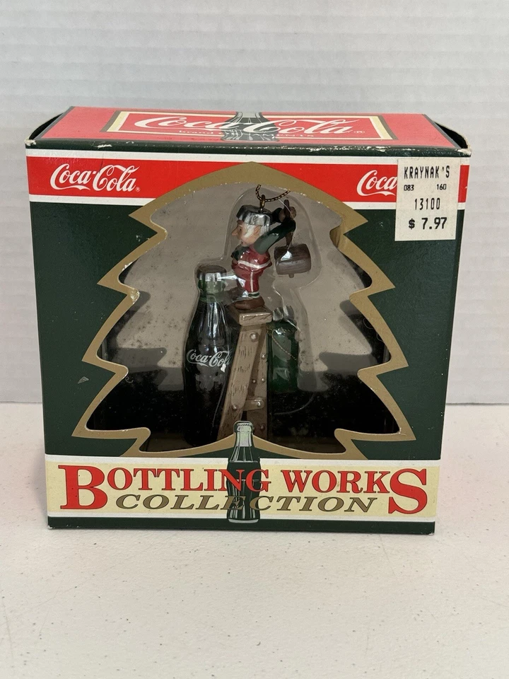 TOPS DE COCA COLA EN REFRESCO ADORNO 1995 VACACIONES DE NAVIDAD CAJA ORIGINAL Foto 1 de 4