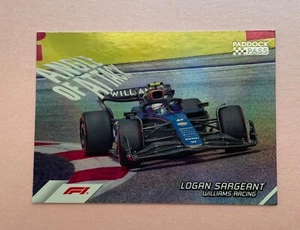 2024 Topps Paddock Pass Formula 1 Logan Sargeant Angle of Attack #AA-20 - Picture 1 of 2