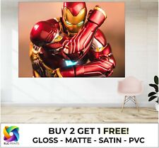 Iron Man Marvel Avenger Super Hero Large Poster Art Print Gift Multiple Sizes