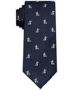 Tommy Hilfiger Men's Corgi Bow Conversational Tie, Blue, One Size - Picture 1 of 1
