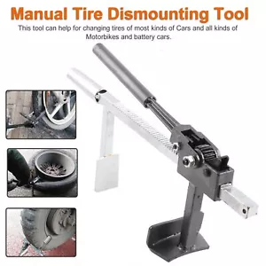 Tire Changer Manual Tool Tyre Bead Breaker Removal Machine for Cars Motorcycles - Picture 1 of 15