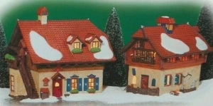 RARO Dept 56 Bauernhof Trimbre Set de Dos NUEVO EN CAJA 56-56229 - Imagen 1 de 8