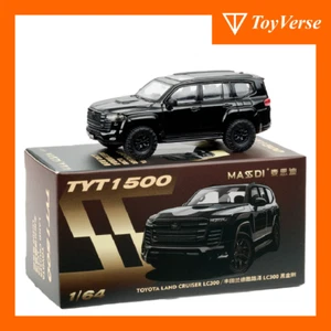 Modellino giocattolo Massdi 1:64 TYT1500 Toyota Land Cruiser LC300 Black Diamond - Foto 1 di 12