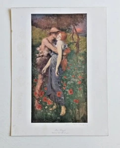 Maurice Grieffenhagen print An Idyll Walker Art Gallery Liverpool 10" x 13" - Picture 1 of 4
