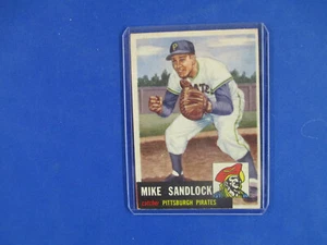 1953 Topps Baseball Hi # 247 Mike Sandlock VG +tiny crease - Picture 1 of 2