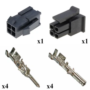 Kit Steckverbinder Micro Fit Männlich Weiblich 2x2 Wege - Bild 1 von 1