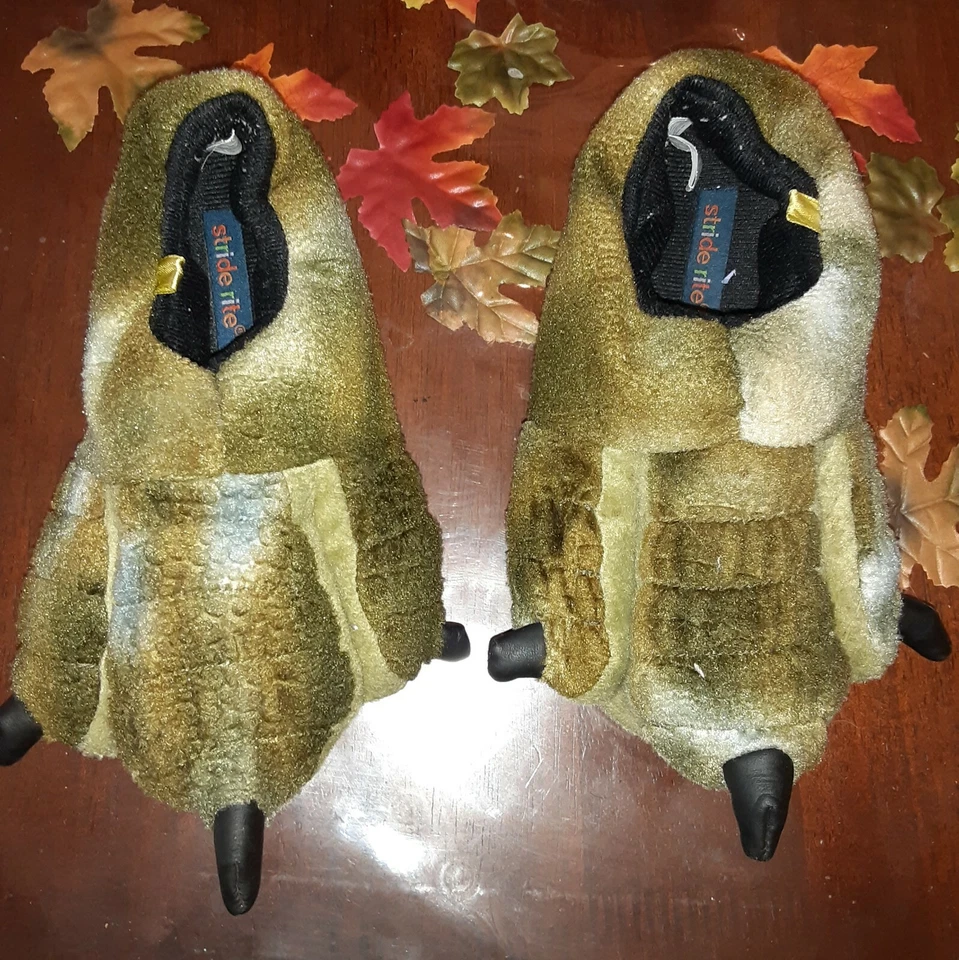 Stride Rite Niños Niños Niñas Unisex Talla M 9 10 Dinosaurio Garra Zapatilla Zapatos Foto 1 de 4