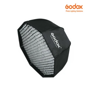 Godox Tragbare Softbox 120cm Oktagon Fotostudio Schirm Softbox mit Grid Gitter - Bild 1 von 8