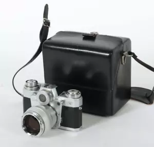 Zeiss Ikon Contarex Kamera "Bullseye" m. Objektiv Sonnar 1:2 f=85 mm - Bild 1 von 3