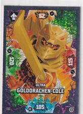 Lego ninjago Série 8 TCG Carte Numéro 21 Ultra Golddrachen-Cole