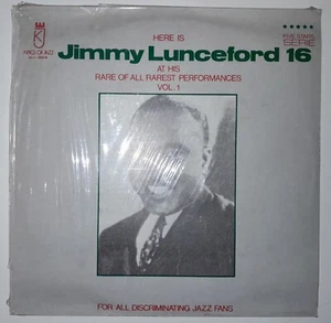 Here Is JIMMY LUNCEFORD 16 Rare Performances Vol.1 King's Of Jazz SEALED LP - Picture 1 of 4