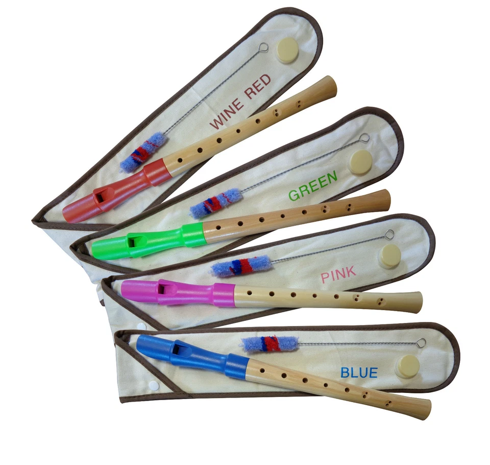 C-SOPRAN - BLOCK FLÖTE - SCHULFLOETE - barocke Griffweise - Tasche+Wischer+Fett - Bild 1 von 1