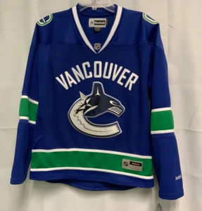 Women's Jersey Vancouver Canucks Royal Blue Sz L Longsleeve - Bild 1 von 4