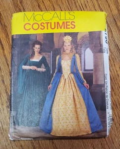 Elizabethan Dress Sz E 14 16 18 McCalls 2798 Renaissance Faire Cosplay Costume - Picture 1 of 2