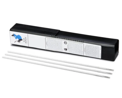 Electrodo ESt 1/8 pulgada Paquete de 5 lb Hierro Fundido Libre de Níquel Demonio Azul Foto 1 de 2