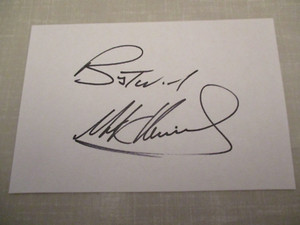 SIGNED MARK KINSELLA  EIRE  COLCHESTER  CHARLTON  ASTON VILLA  WALSALL  W.B.A