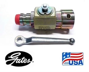 Gates 24MSH-20FSH Male Press-Lok Super to Female 2-Way 1 1/2" Super Ball Valve - Picture 1 of 6