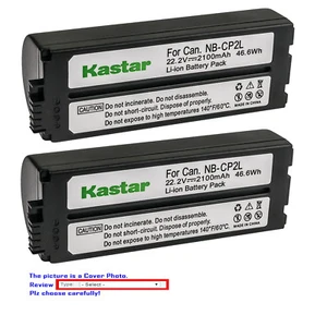 Kastar Battery Replace for Canon NB-CP2L CG-CP200 & SELPHY CP510 Photo Printer - Picture 1 of 6