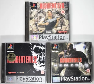 Resident Evil Trilogy PS1 PAL CIB 1996-1999 | TESTED | Capcom | Survival Horror - Picture 1 of 7