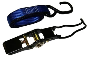 10 ft. x 1 in. 1500 lbs. Ratchet Tie Down Strap (4-Pack) - Picture 1 of 4