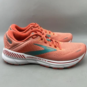 Brooks Adrenaline GTS 22 Damen-Laufschuhe Größe 9 koralle orange bequeme Sneaker - Bild 1 von 8